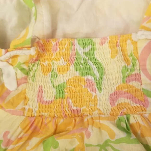 Lily Pulitzer Linen and Cotton Sundress Size 6 - Picture 4 of 7